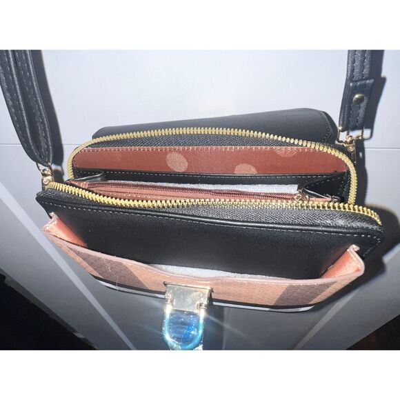 NWT Malibu Skye Olivia Multi-Compartment Wallet Crossbody Bag Vegan Leather - Picture 6 of 12